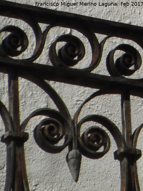 Casa del General Serrano - Casa del General Serrano. Detalle del balcn