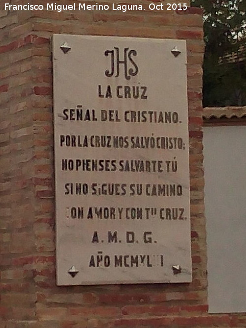 Cruz del Norte - Cruz del Norte. Placa