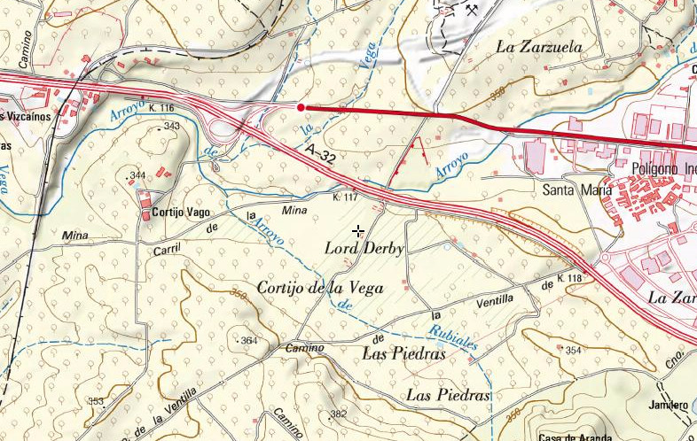 Chimenea de Lord Derby - Chimenea de Lord Derby. Mapa