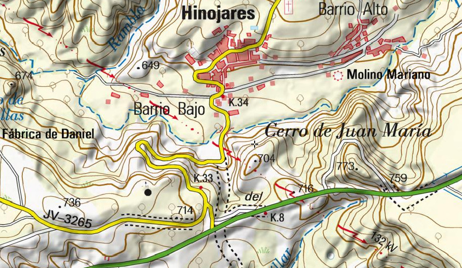 Cerro de Juan Mara - Cerro de Juan Mara. Mapa