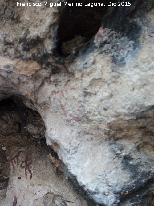 Pinturas rupestres de la Cueva de la Graja-Grupo VII - Pinturas rupestres de la Cueva de la Graja-Grupo VII. 