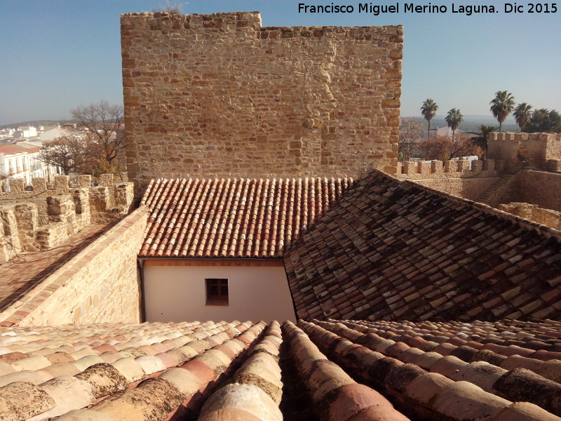 Castillo de Lopera. Alczar - Castillo de Lopera. Alczar. Tejados