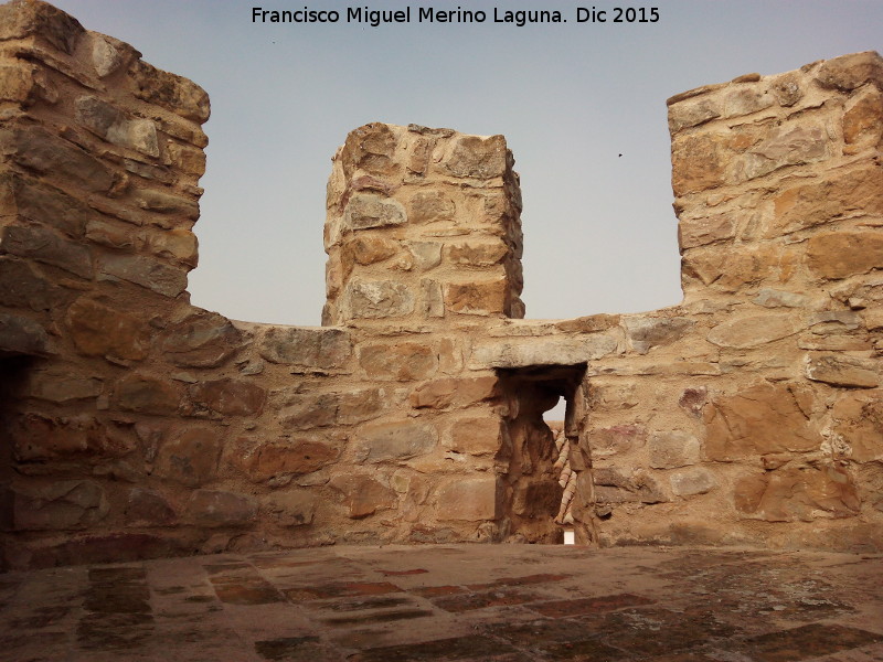 Castillo de Lopera. Torren Noroeste - Castillo de Lopera. Torren Noroeste. Azotea