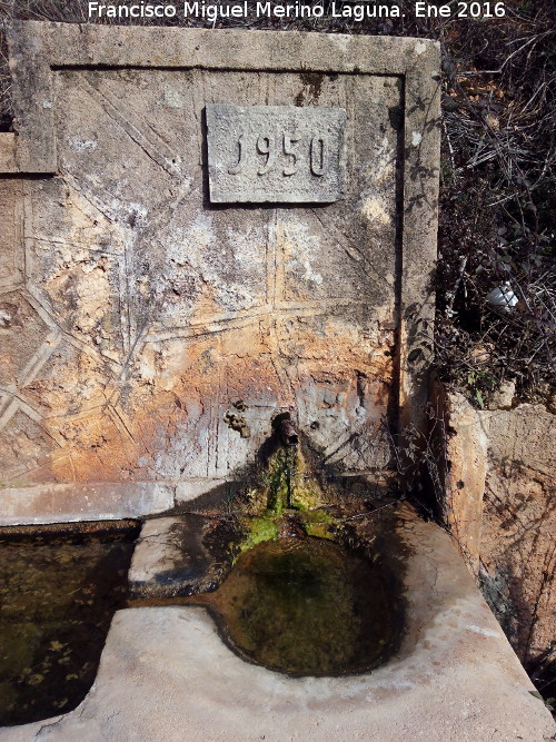 Fuente del Barranco del Lobo - Fuente del Barranco del Lobo. 