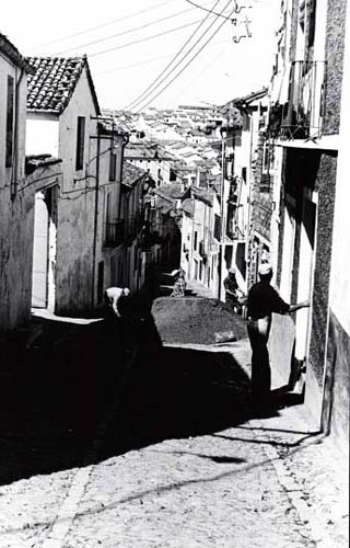 Calle Escultor Higueras - Calle Escultor Higueras. Foto antigua. Foto de Jacinto Mercado