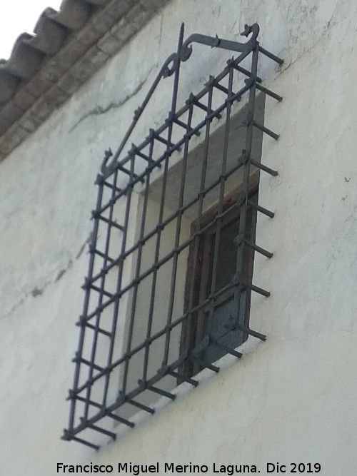 Casa de la Calle Atarazanas n� 4 - Casa de la Calle Atarazanas n� 4. Reja de rosetas alta