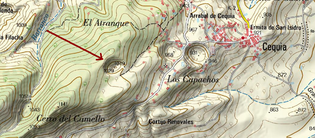Capacho Hoyo Alto - Capacho Hoyo Alto. Mapa