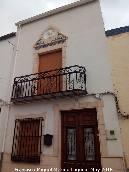 Casa de la Calle Canalejas n 13 - Casa de la Calle Canalejas n 13. Fachada