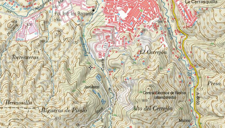 Cortijo del Pedregoso - Cortijo del Pedregoso. Mapa