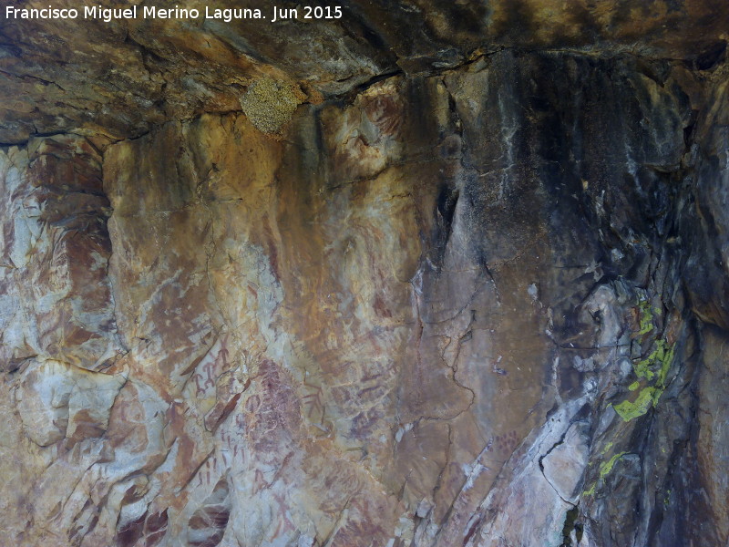 Pinturas rupestres del Barranco de la Cueva Grupo I - Pinturas rupestres del Barranco de la Cueva Grupo I. Abrigo