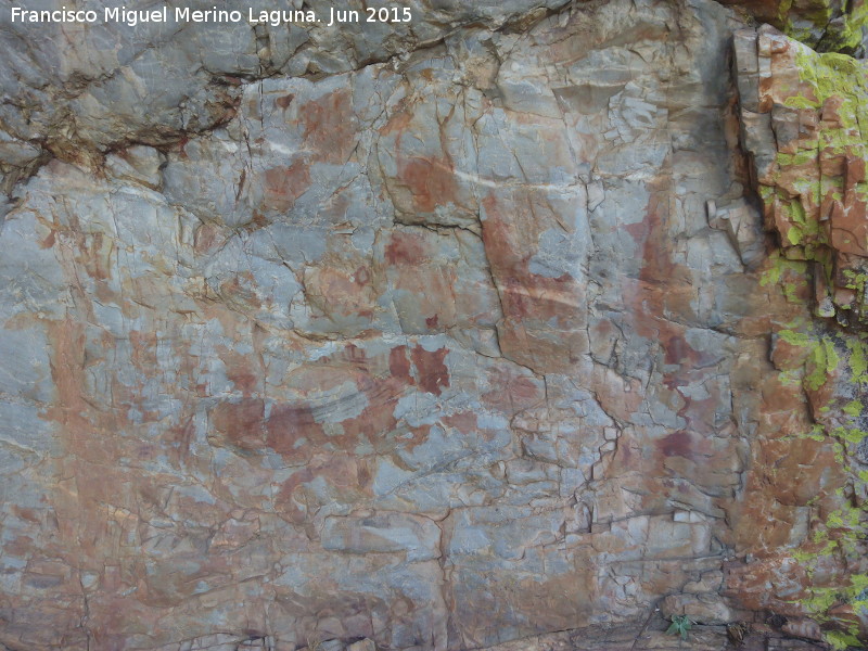 Pinturas rupestres de la Cueva de los Arcos I - Pinturas rupestres de la Cueva de los Arcos I. Panel