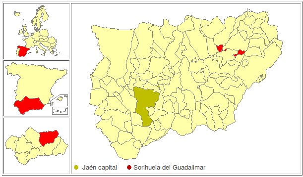 Sorihuela del Guadalimar - Sorihuela del Guadalimar. Localizacin