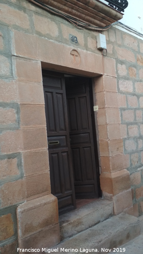Casa de la Calle de la Cruz n 13 - Casa de la Calle de la Cruz n 13. Portada
