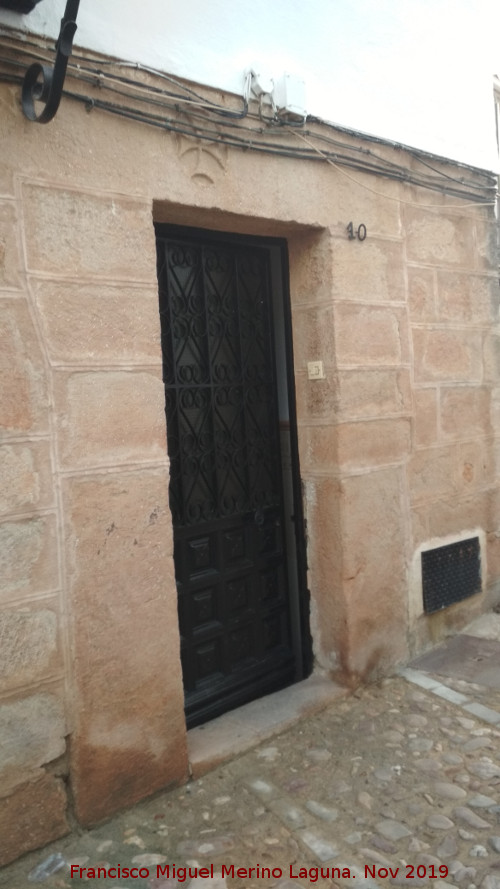 Casa de la Calle de la Cruz n 10 - Casa de la Calle de la Cruz n 10. Portada