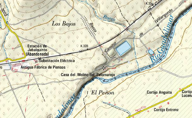 Aldea Palomarejo - Aldea Palomarejo. Mapa