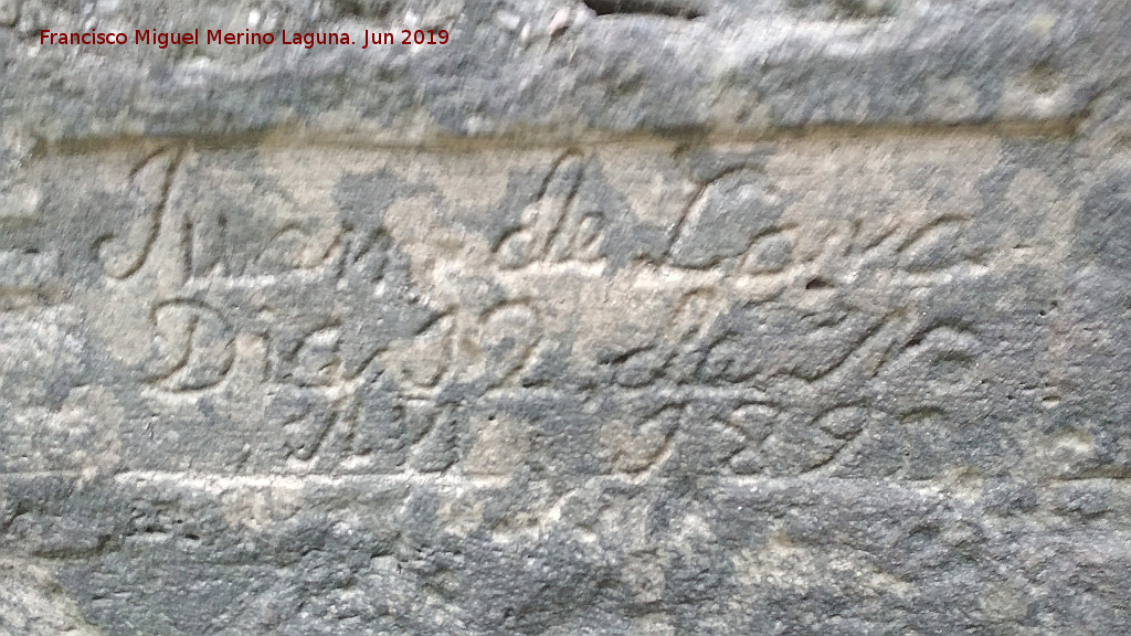 Molinos de Casas Nuevas - Molinos de Casas Nuevas. Inscripcin de 189? del Molino Sur