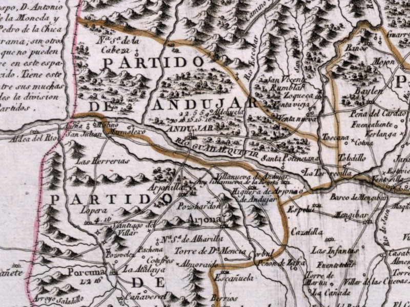 Aldea Zocueca - Aldea Zocueca. Mapa 1787