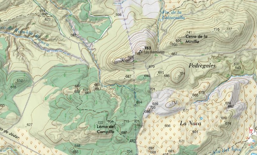 Las Hermanas - Las Hermanas. Mapa