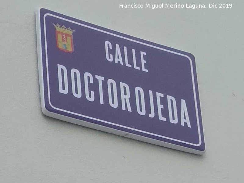 Calle Doctor Ojeda - Calle Doctor Ojeda. Placa
