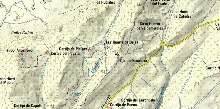 Cortijo de Escalona - Cortijo de Escalona. Mapa