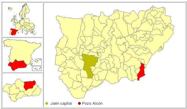 Pozo Alcn - Pozo Alcn. Localizacin