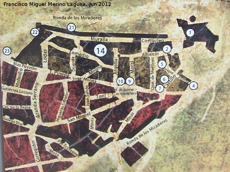 Barrio del Albaicn - Barrio del Albaicn. Plano