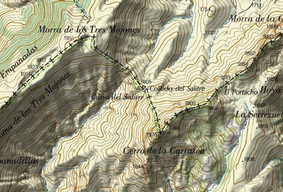 Collado del Salitre - Collado del Salitre. Mapa