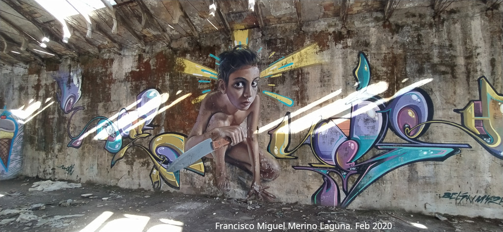 Grafiti de la Ni�a de la Cruz - Grafiti de la Ni�a de la Cruz. 