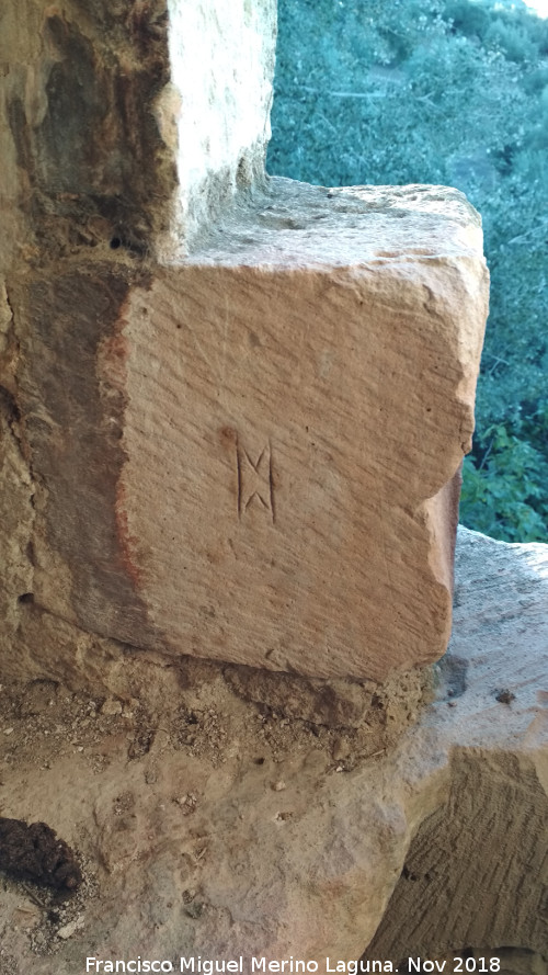 Molino Fortificado del Cubo - Molino Fortificado del Cubo. Marca de cantero