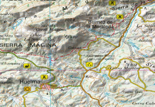 Cerro de Pealisa - Cerro de Pealisa. Mapa