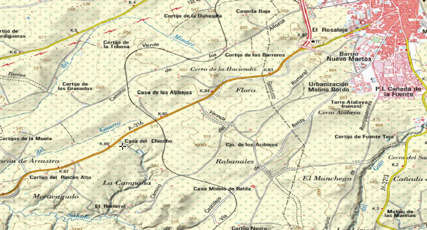 Casa del Chinche - Casa del Chinche. Mapa
