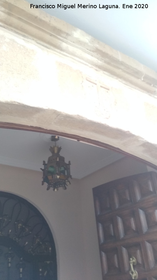 Casa de la Calle Cubillo n� 8 - Casa de la Calle Cubillo n� 8. Arco rebajado