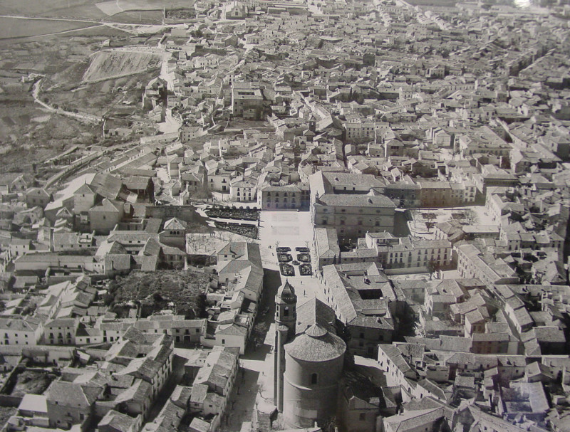 Historia de �beda - Historia de �beda. Foto antigua a�rea