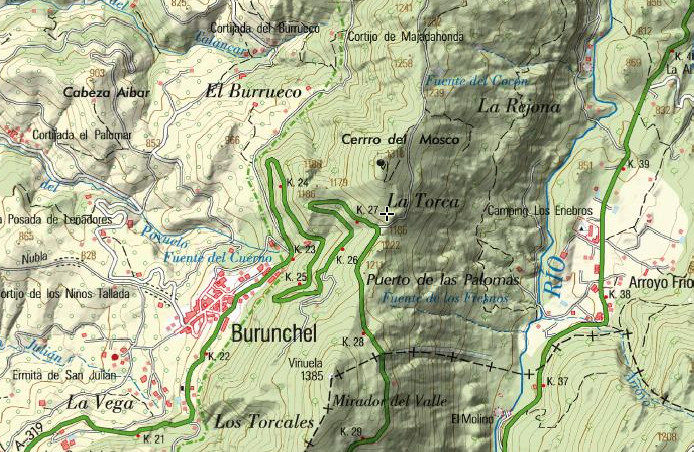 La Torca - La Torca. Mapa