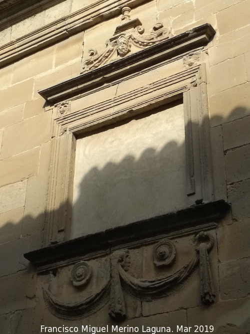 Palacio de Juan Vzquez de Molina - Palacio de Juan Vzquez de Molina. Ventana del lateral izquierdo II