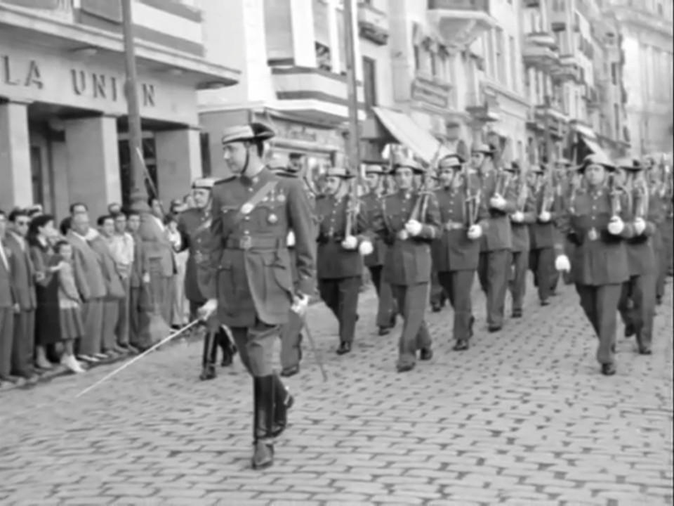 Guardia Civil - Guardia Civil. Foto antigua. Calle Bernab Soriano - Jan