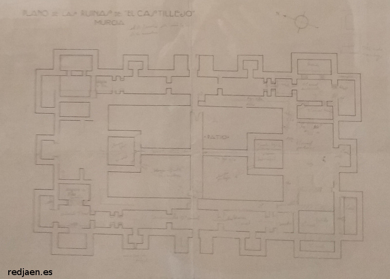 Castillejo de Monteagudo - Castillejo de Monteagudo. Plano