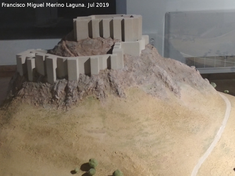Castillo de Monteagudo - Castillo de Monteagudo. Maqueta. Palacio de San Esteban - Murcia
