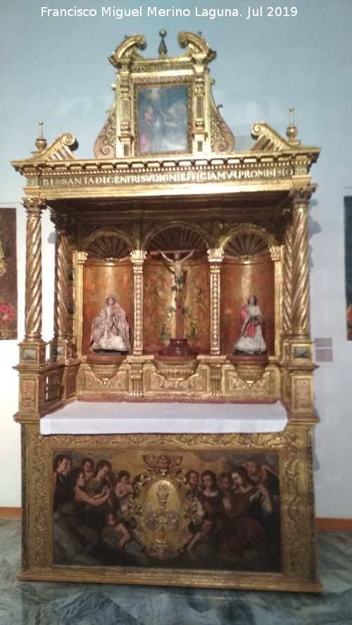 Monasterio de Santa Clara la Real - Monasterio de Santa Clara la Real. Retablo de Guadalupe