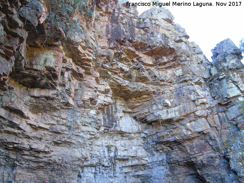 Piletas del Abrigo de la Morciguilla de la Cepera - Piletas del Abrigo de la Morciguilla de la Cepera. Abrigo