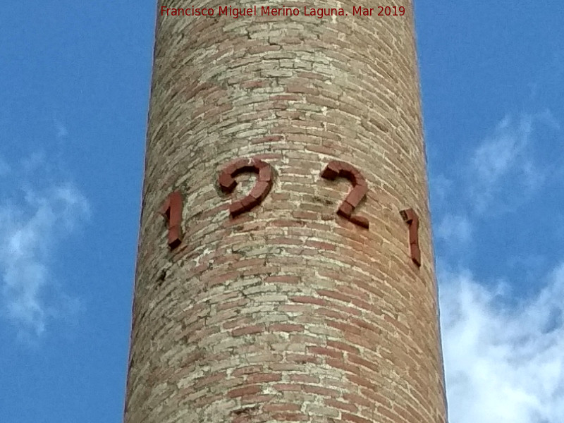 1921 - 1921. Chimenea de Santa Cristina - Arjona