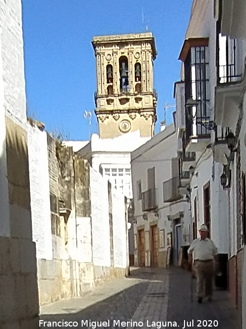 Bas�lica Menor de Santa Mar�a de la Asunci�n - Bas�lica Menor de Santa Mar�a de la Asunci�n. Campanario desde la Calle Boticas