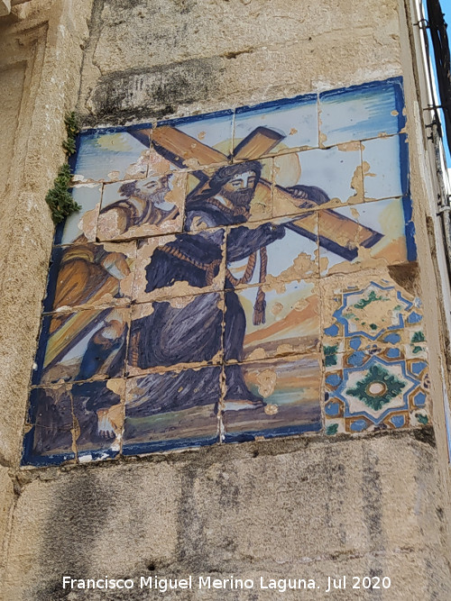 Palacio del Mayorazgo - Palacio del Mayorazgo. Azulejos del Nazareno