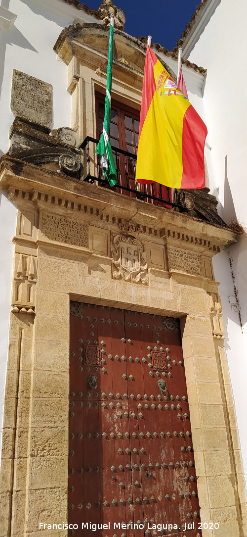 Ayuntamiento de Arcos de la Frontera - Ayuntamiento de Arcos de la Frontera. Portada lateral