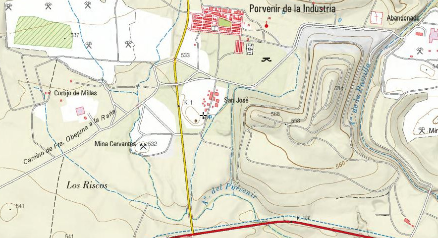 Mina San Jos - Mina San Jos. Mapa