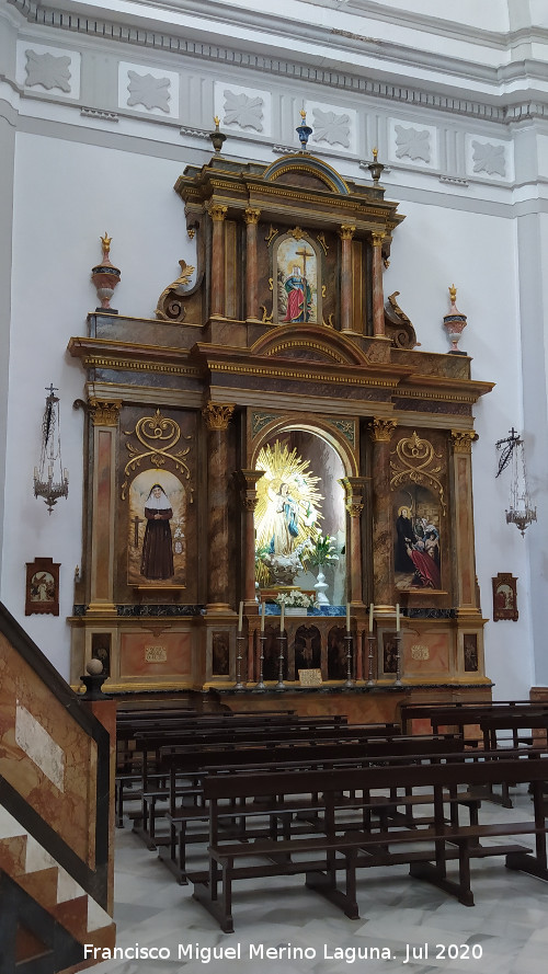 Iglesia de la Encarnaci�n - Iglesia de la Encarnaci�n. Retablo de la Virgen de la Encarnaci�n