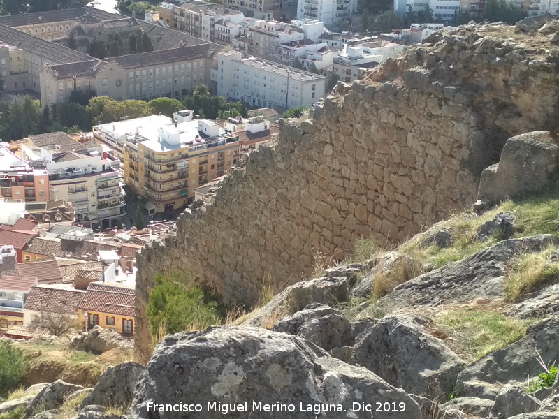 Muralla de Ja�n. Torre�n Sur III - Muralla de Ja�n. Torre�n Sur III. Intramuros del lienzo cristiano