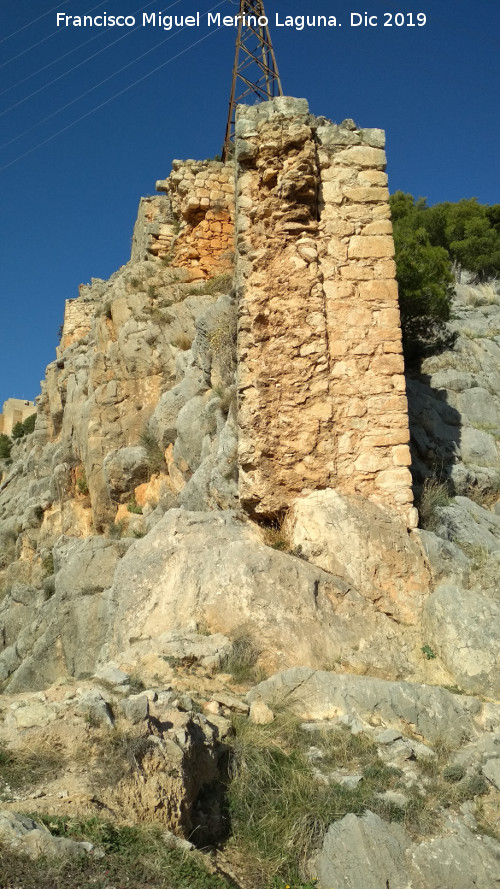 Muralla de Ja�n. Torre�n Sur III - Muralla de Ja�n. Torre�n Sur III. Arranque del lienzo cristiano
