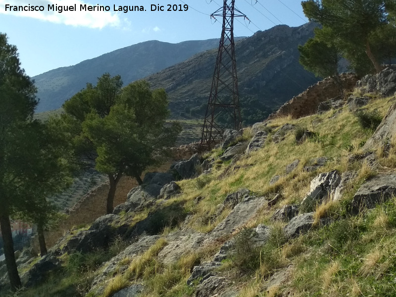 Muralla de Ja�n. Torre�n Sur IV - Muralla de Ja�n. Torre�n Sur IV. A intramuros