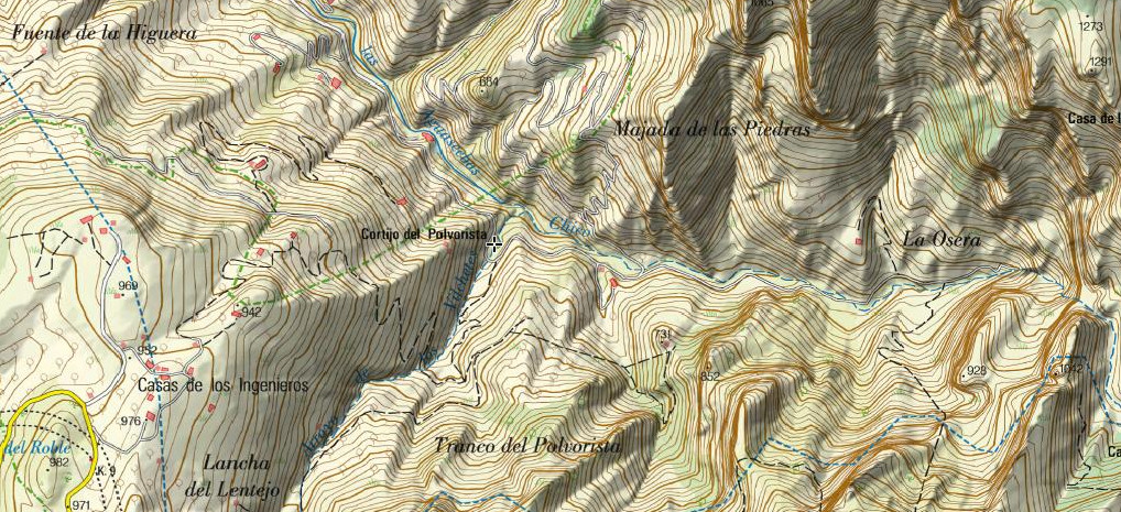 Cortijo Tranco del Polvorista - Cortijo Tranco del Polvorista. Mapa